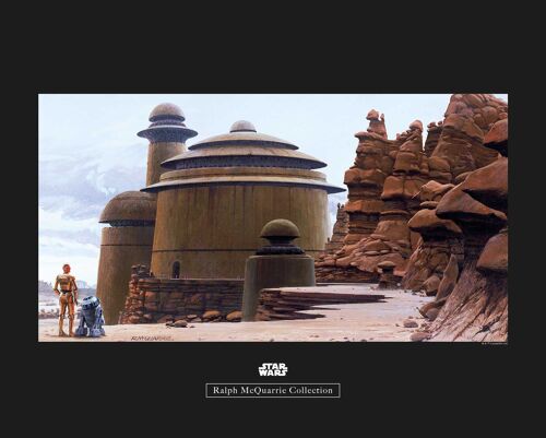 Wandbild - Star Wars Classic RMQ Jabbas Palace - Größe: 50 x 40 cm