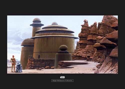 Wandbild - Star Wars Classic RMQ Jabbas Palace - Größe: 70 x 50 cm