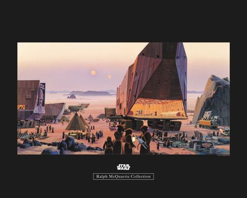 Wandbild - Star Wars Classic RMQ Java Market - Größe: 50 x 40 cm