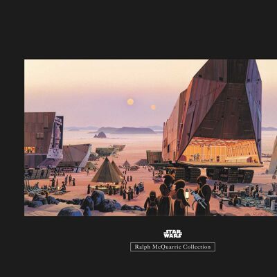Wandbild - Star Wars Classic RMQ Java Market - Größe: 50 x 40 cm