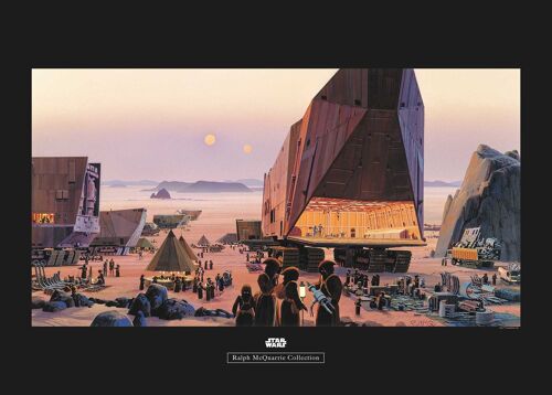 Wandbild - Star Wars Classic RMQ Java Market - Größe: 70 x 50 cm