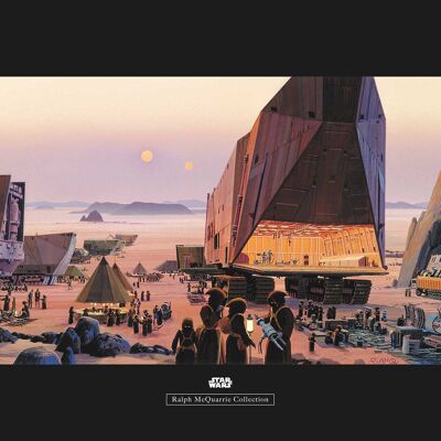 Wandbild - Star Wars Classic RMQ Java Market - Größe: 70 x 50 cm