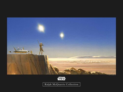 Wandbild - Star Wars Classic RMQ Mos Eisley Edge - Größe: 40 x 30 cm