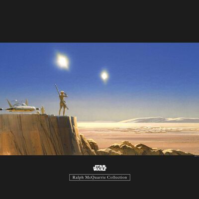 Wandbild - Star Wars Classic RMQ Mos Eisley Edge - Größe: 50 x 40 cm