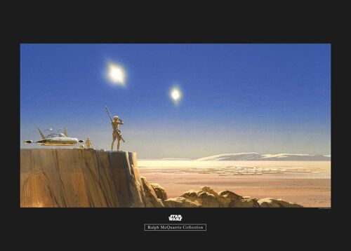 Wandbild - Star Wars Classic RMQ Mos Eisley Edge - Größe: 70 x 50 cm