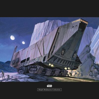 Wandbild - Star Wars Classic RMQ Sandcrawler - Größe: 70 x 50 cm