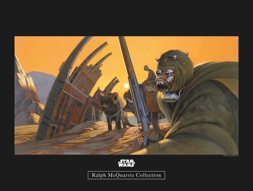 Wandbild - Star Wars Classic RMQ Tusken - Größe: 40 x 30 cm