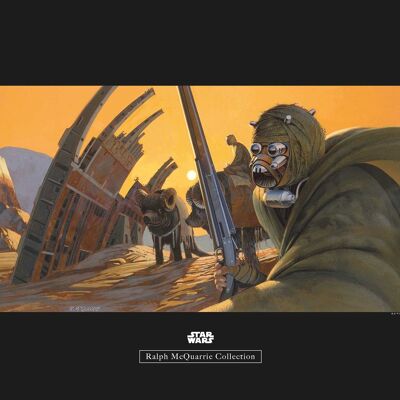 Wandbild - Star Wars Classic RMQ Tusken - Größe: 50 x 40 cm