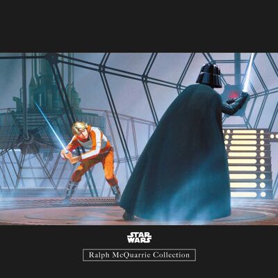 Wandbild - Star Wars Classic RMQ Vader Luke Carbonit Room - Größe: 40 x 30 cm