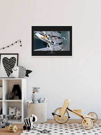 Papier peint - Star Wars Classic RMQ X-Wing vs TIE Fighter - Dimensions : 50 x 40 cm 3