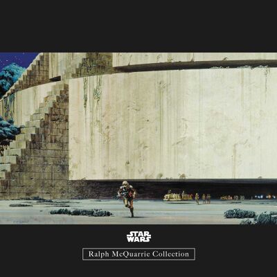 Murale - Star Wars Classic RMQ Yavin Temple - Dimensioni: 40 x 30 cm