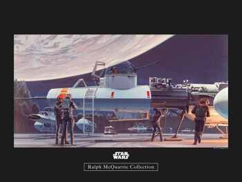 Murale - Star Wars Classic RMQ Yavin Hangar - Dimensions : 40 x 30 cm 1