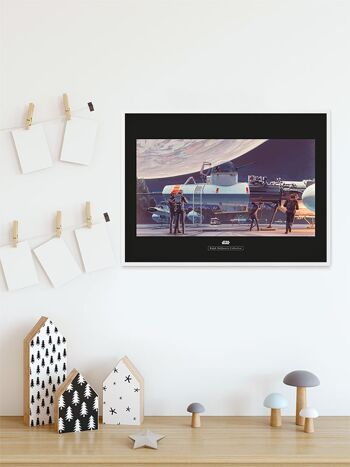 Murale - Star Wars Classic RMQ Yavin Hangar - Dimensions : 40 x 30 cm 5