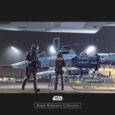 Murale - Star Wars Classic RMQ Yavin Y-Wing - Dimensioni: 40 x 30 cm