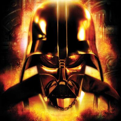 Wandbild - Star Wars Classic Vader Head - Größe: 30 x 40 cm