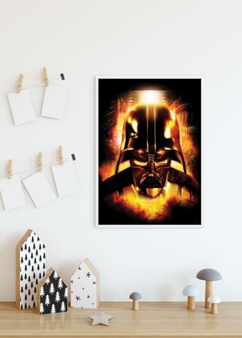 Papier peint - Star Wars Classic Vader Head - Taille : 40 x 50 cm 5