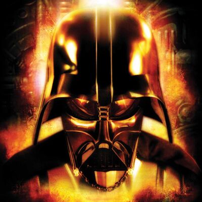 Wandbild - Star Wars Classic Vader Head - Größe: 50 x 70 cm