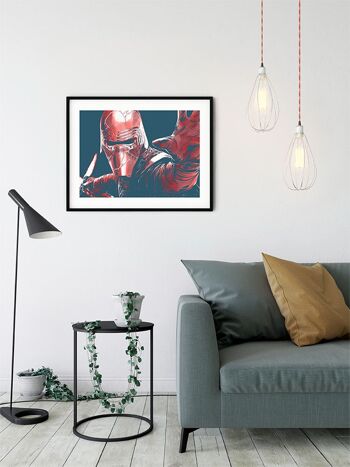 Papier Peint - Star Wars Visages Kylo - Dimensions : 50 x 40 cm 4