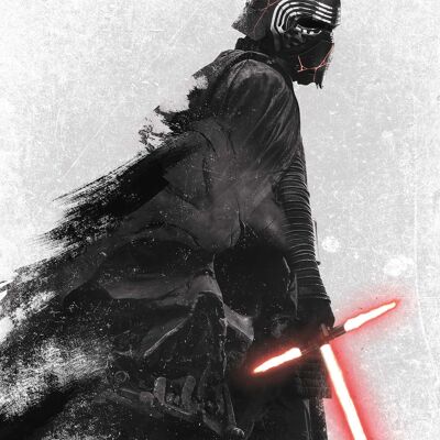 Mural - Star Wars EP9 Kylo Vader Sombra - Medida: 40 x 50 cm