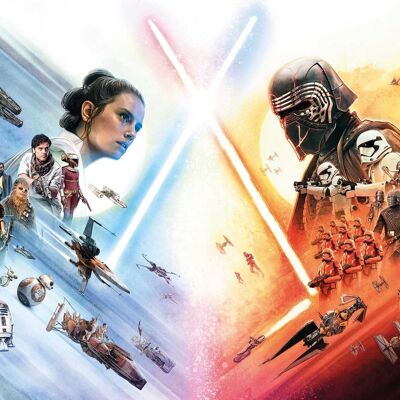 Mural - Star Wars Movie Poster - Size: 40 x 30 cm