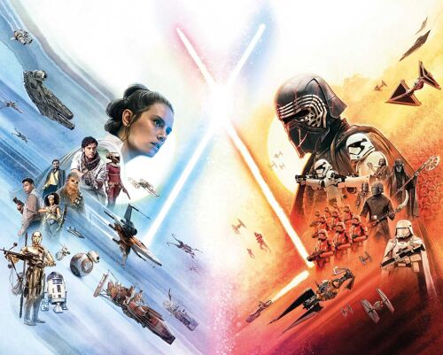 Wandbild - Star Wars Movie Poster - Größe: 50 x 40 cm