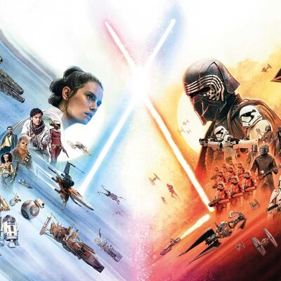 Wandbild - Star Wars Movie Poster - Größe: 50 x 40 cm