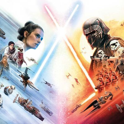 Wandbild - Star Wars Movie Poster - Größe: 70 x 50 cm