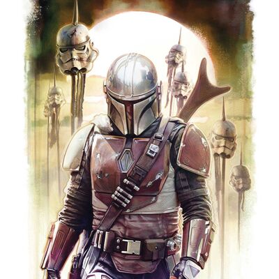 Wandbild - Mandalorian Impaler - Größe: 30 x 40 cm