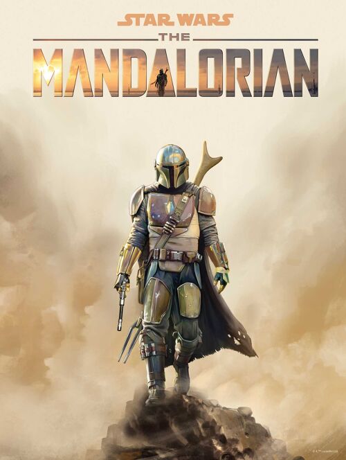 Wandbild - Mandalorian Movie Poster - Größe: 30 x 40 cm