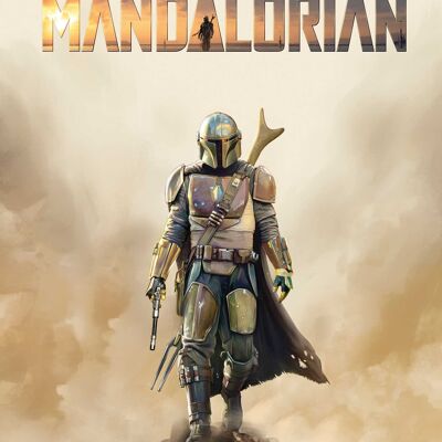 Wandbild - Mandalorian Movie Poster - Größe: 30 x 40 cm