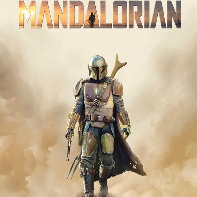 Wandbild - Mandalorian Movie Poster - Größe: 40 x 50 cm