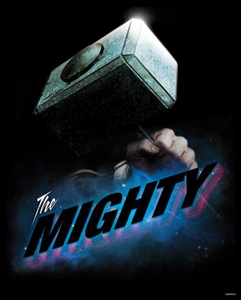 Papier peint - Avengers The Mighty - Dimensions : 40 x 50 cm 1