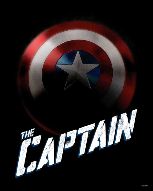 Wandbild - Avengers The Captain - Größe: 40 x 50 cm