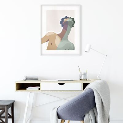 Murale - Brezza settentrionale - Dimensioni: 50 x 70 cm