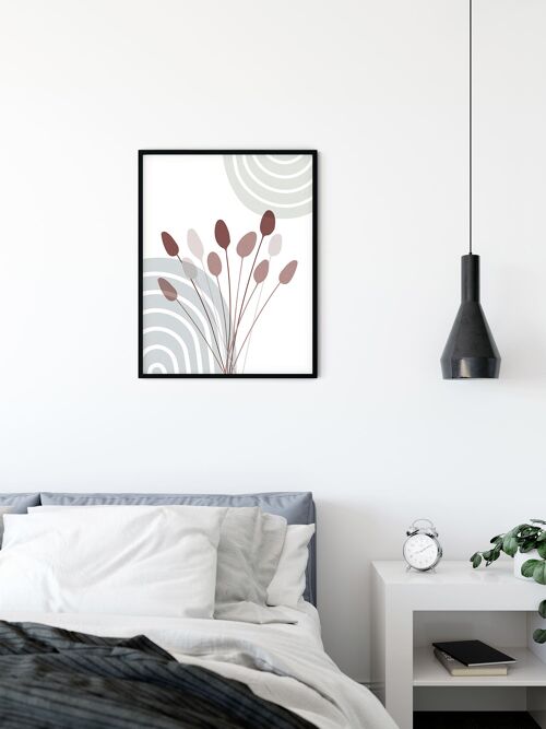 Wandbild - Bohemian Cattail  - Größe: 50 x 70 cm