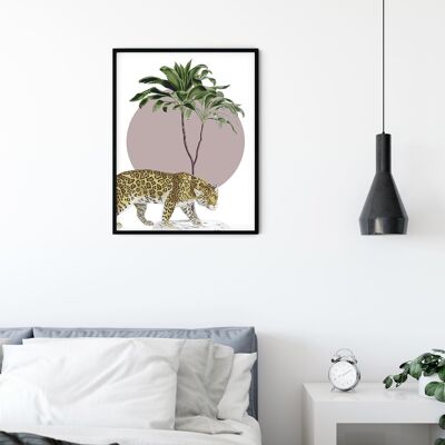 Wandbild - Botanical Garden Jaguar  - Größe: 50 x 70 cm