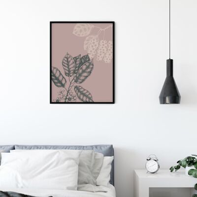 Wandbild - Wild Berry  - Größe: 50 x 70 cm