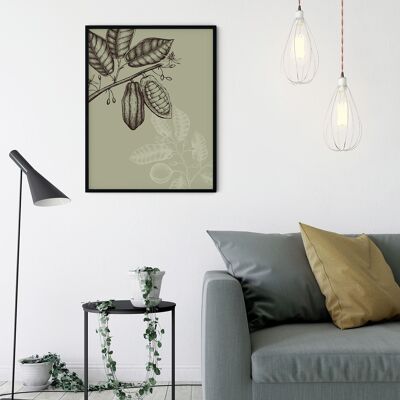 Wandbild - Wild Cocoa  - Größe: 30 x 40 cm