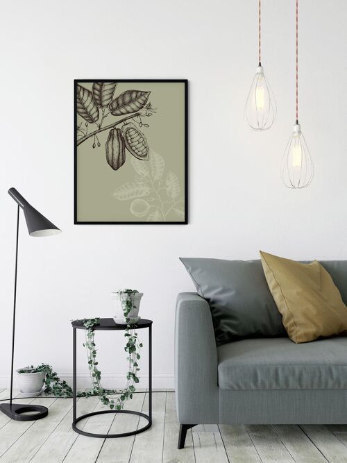 Wandbild - Wild Cocoa  - Größe: 40 x 50 cm