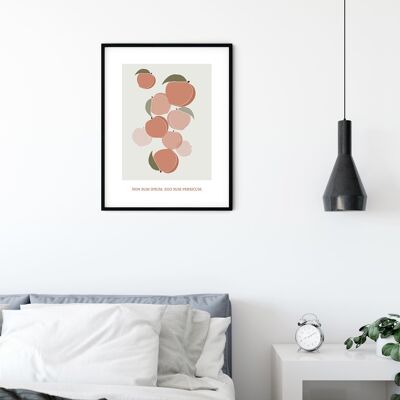 Mural - Cultivated Peaches - Size: 30 x 40 cm