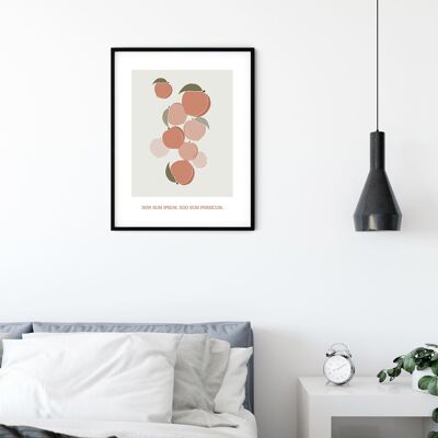 Wandbild - Cultivated Peaches  - Größe: 40 x 50 cm