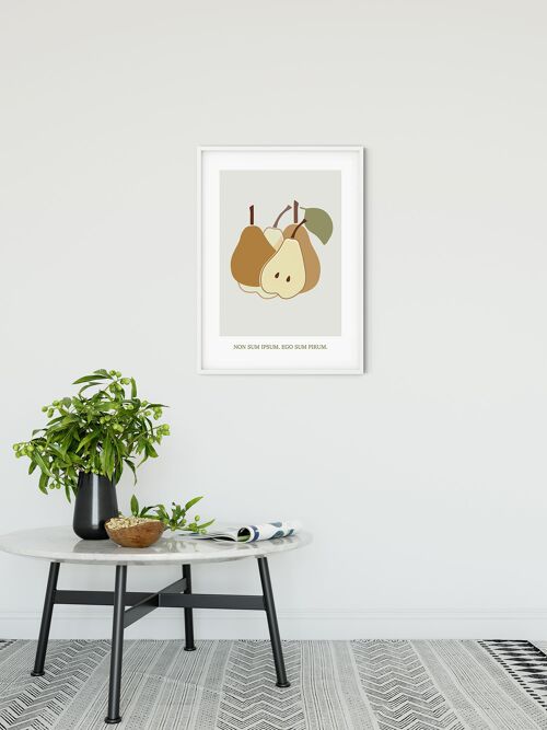 Wandbild - Cultivated Pears  - Größe: 50 x 70 cm