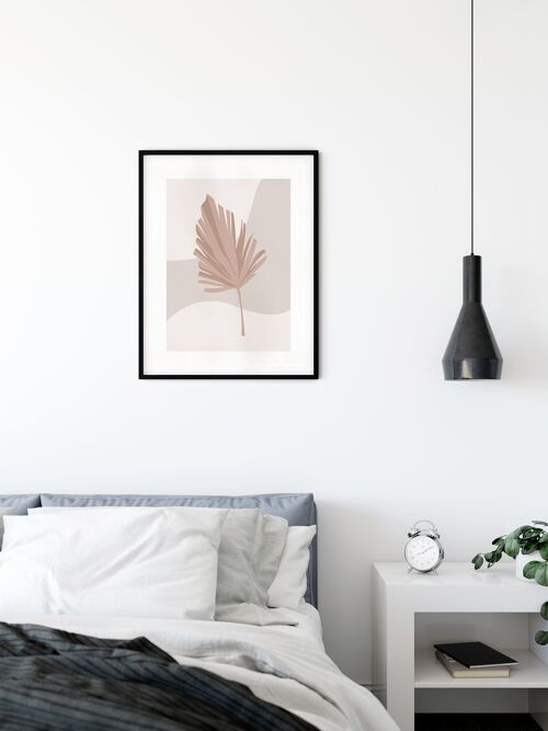 Wandbild - Minimalist Leaf Lover  - Größe: 40 x 50 cm