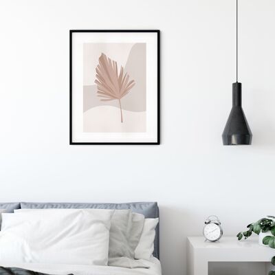 Wandbild - Minimalist Leaf Lover  - Größe: 50 x 70 cm