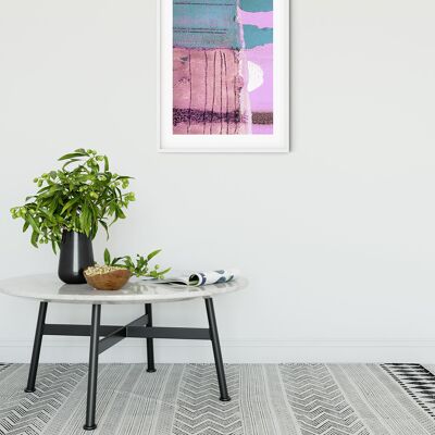 Wandbild - Pinky Allegro  - Größe: 40 x 50 cm