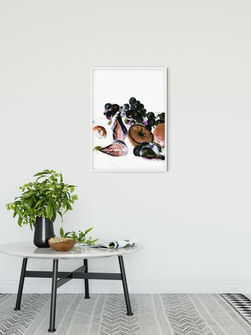 Wandbild - Fruits d'automne  - Größe: 50 x 70 cm