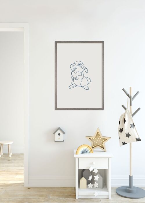 Wandbild - Hey Thumper  - Größe: 40 x 50 cm