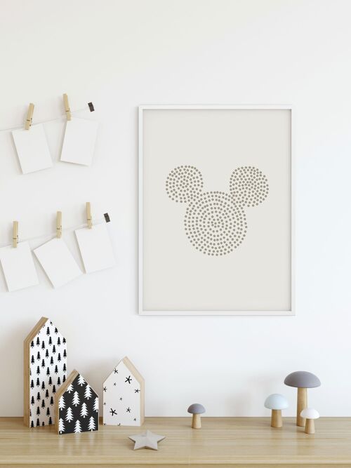 Wandbild - Mickey?s Score  - Größe: 40 x 50 cm