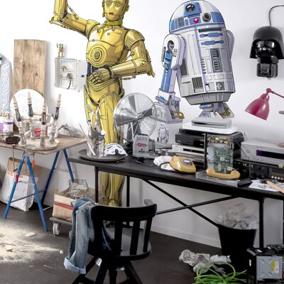 Selbstklebende Vlies Fototapete - Star Wars XXL C-3PO - Größe 127 x 200 cm