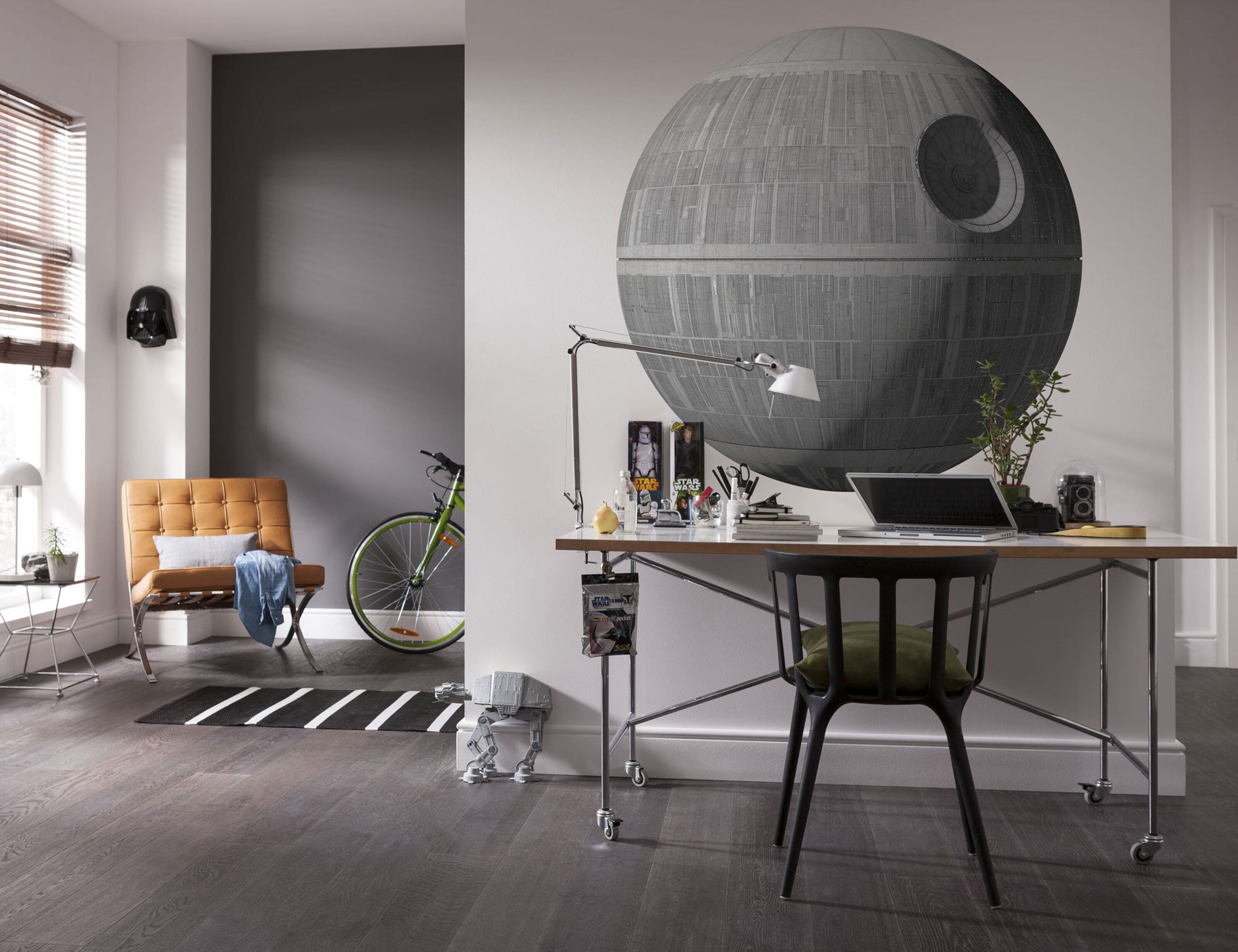 Kaufen Sie Selbstklebende Vlies Fototapete - Star Wars XXL Death Star -  Größe 127 x 127 cm zu Großhandelspreisen